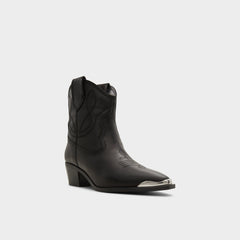 Aldo Valley Black Women's Western - Western boot, Block heel Women