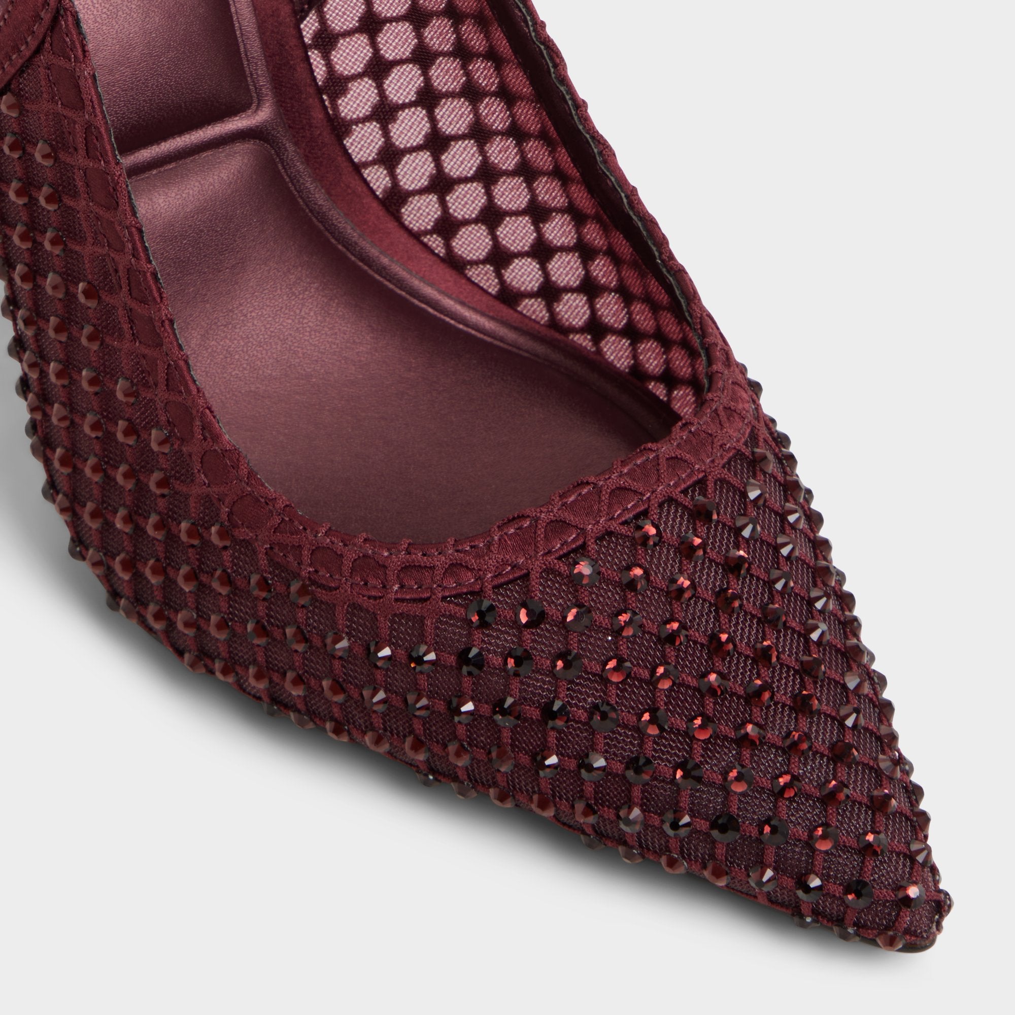 Aldo Marciana in Burgundy 14151906 - Slingback heel, Stiletto heel Women|Bags