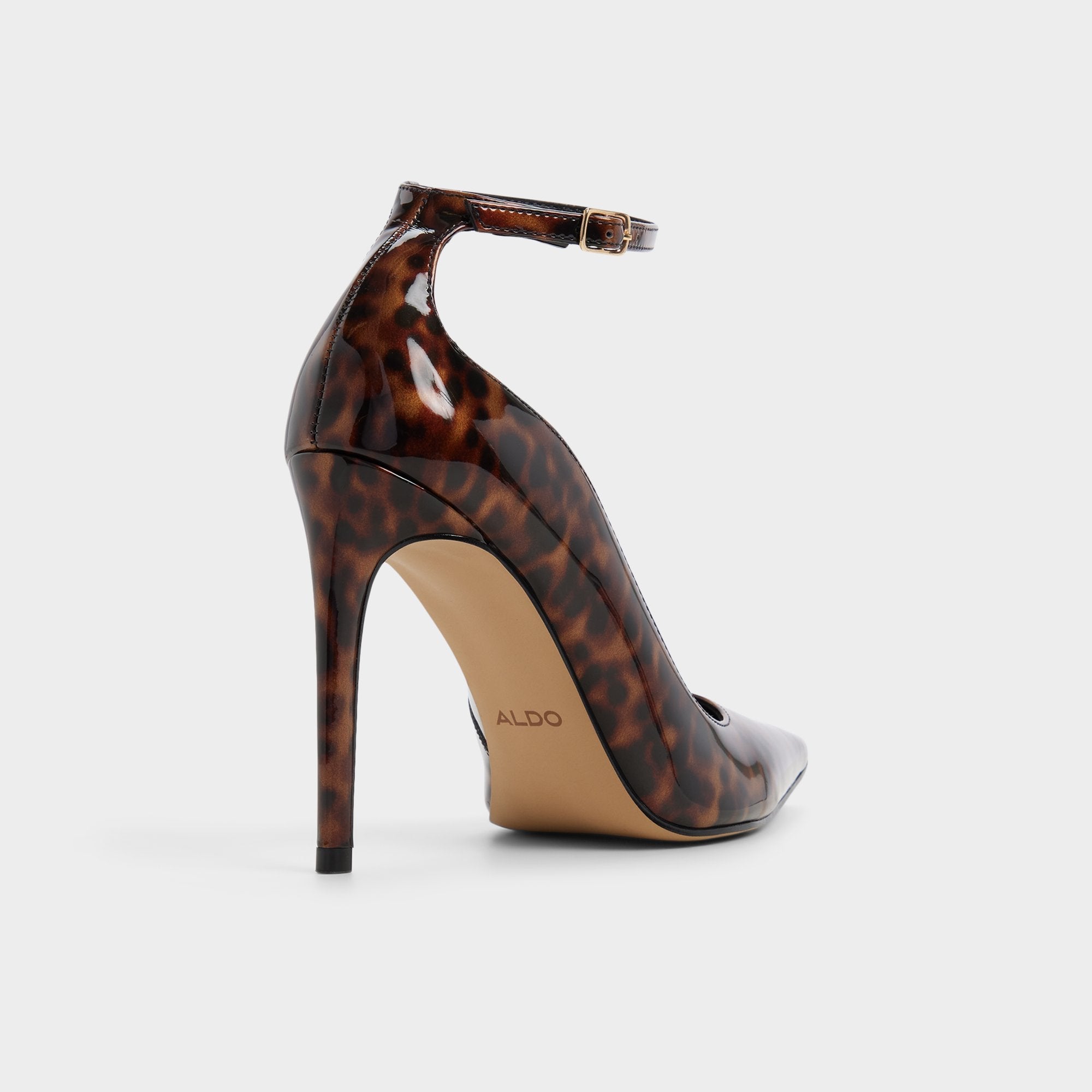 Aldo Antigua in Open Brown - Pump, Stiletto heel Women