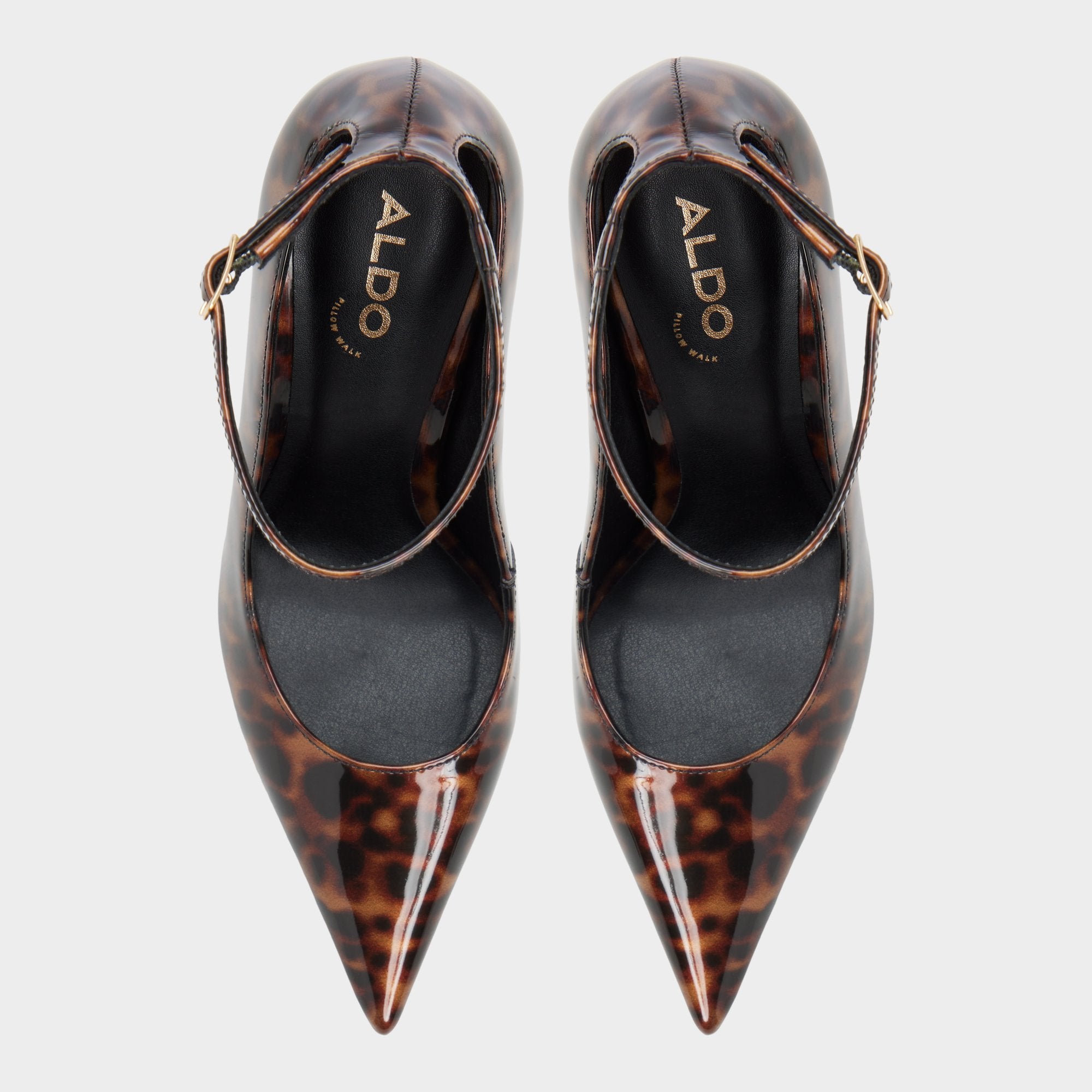 Aldo Antigua in Open Brown - Pump, Stiletto heel Women
