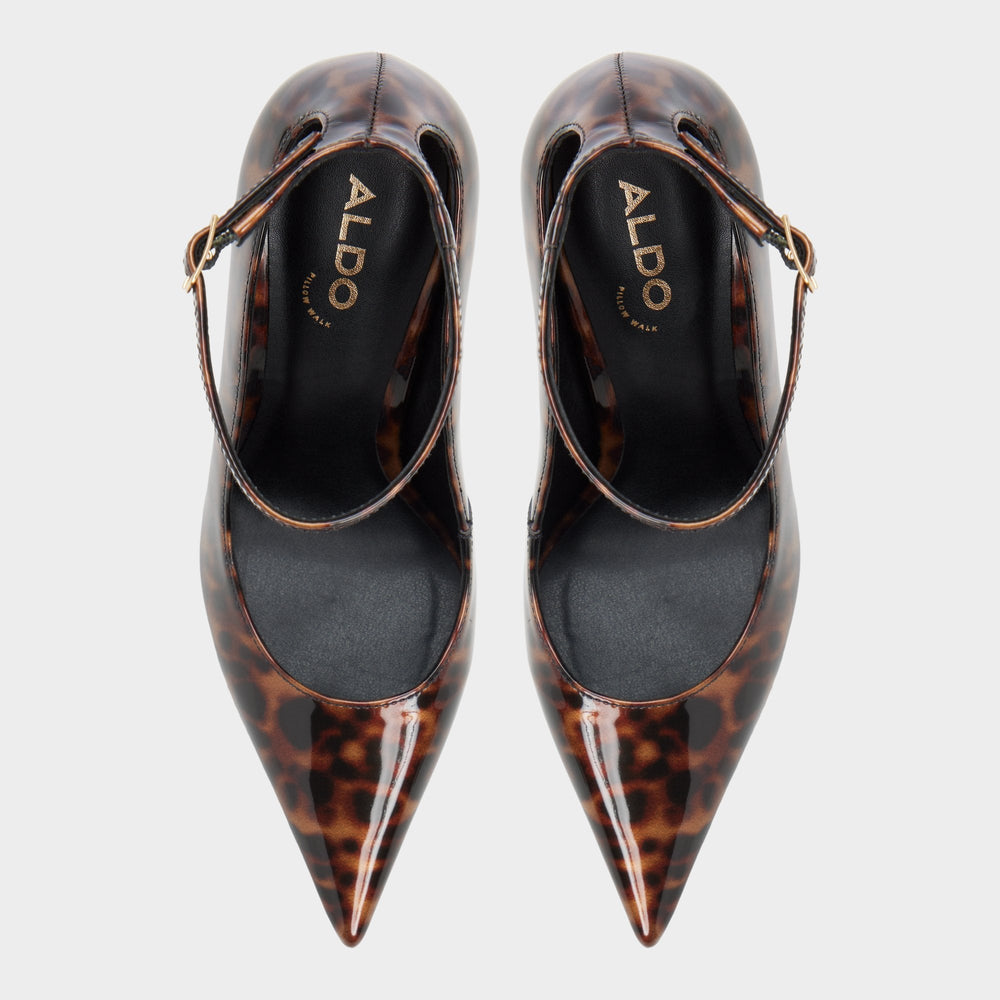 Aldo Antigua in Open Brown - Pump, Stiletto heel Women