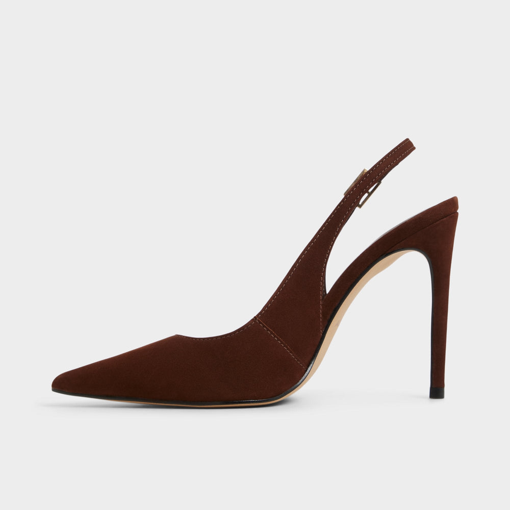 Aldo Stessysling in Dark Brown 14163419 - Slingback heel, Stiletto heel Women|Bags