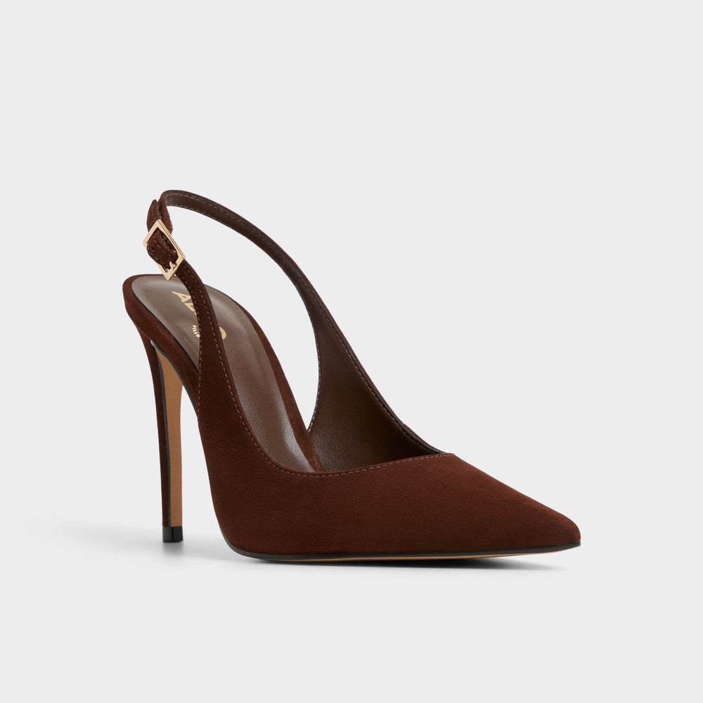 Aldo Stessysling in Dark Brown 14163419 - Slingback heel, Stiletto heel Women|Bags