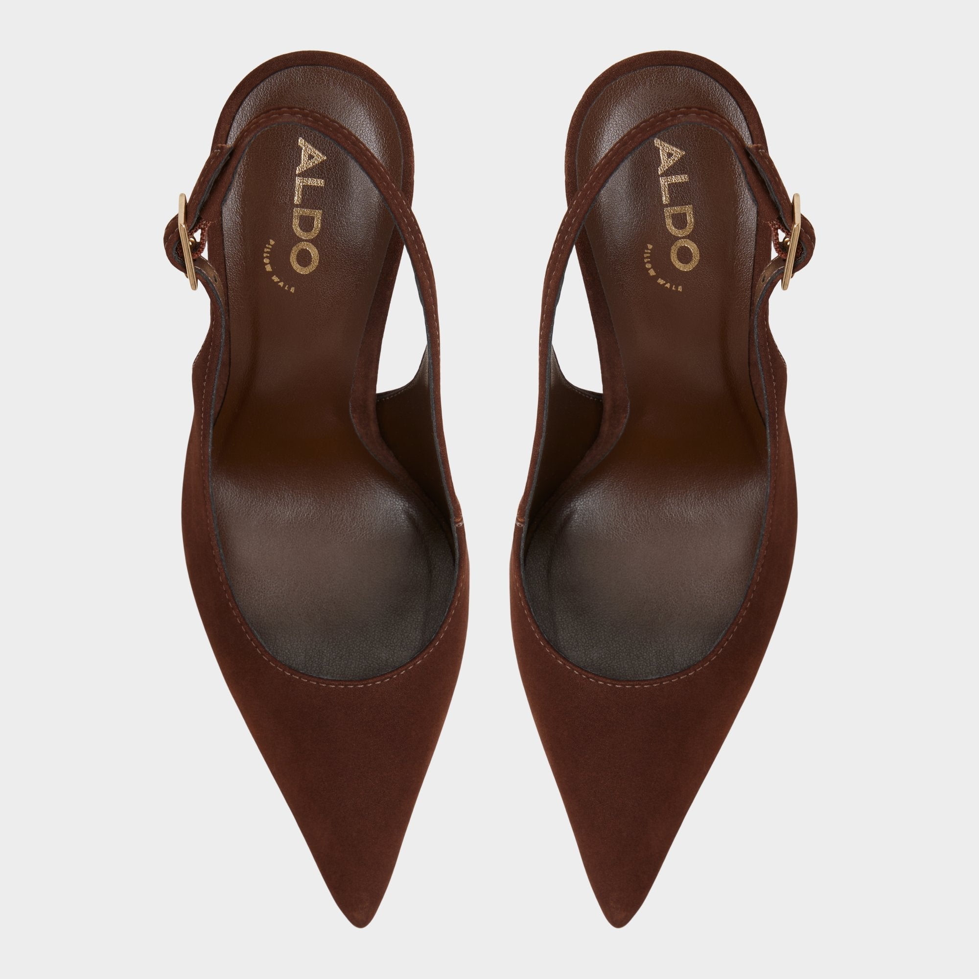 Aldo Stessysling in Dark Brown 14163419 - Slingback heel, Stiletto heel Women|Bags