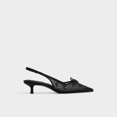 Aldo Azaro in Other Black 14151901 - Slingback heel, Kitten heel Women