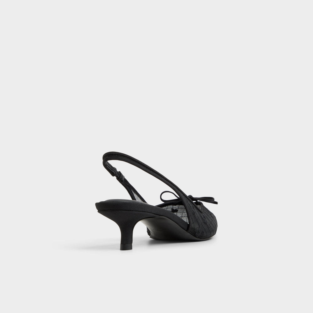 Aldo Azaro in Other Black 14151901 - Slingback heel, Kitten heel Women