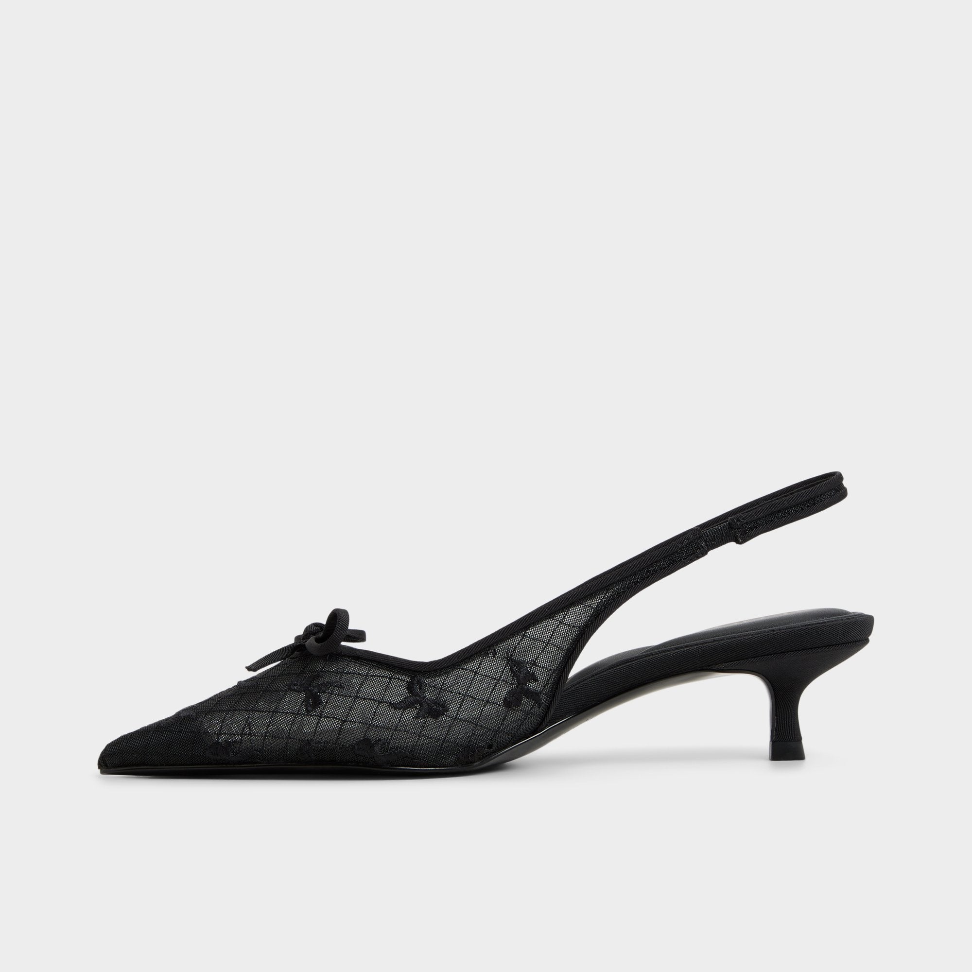 Aldo Azaro in Other Black 14151901 - Slingback heel, Kitten heel Women