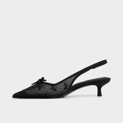 Aldo Azaro in Other Black 14151901 - Slingback heel, Kitten heel Women