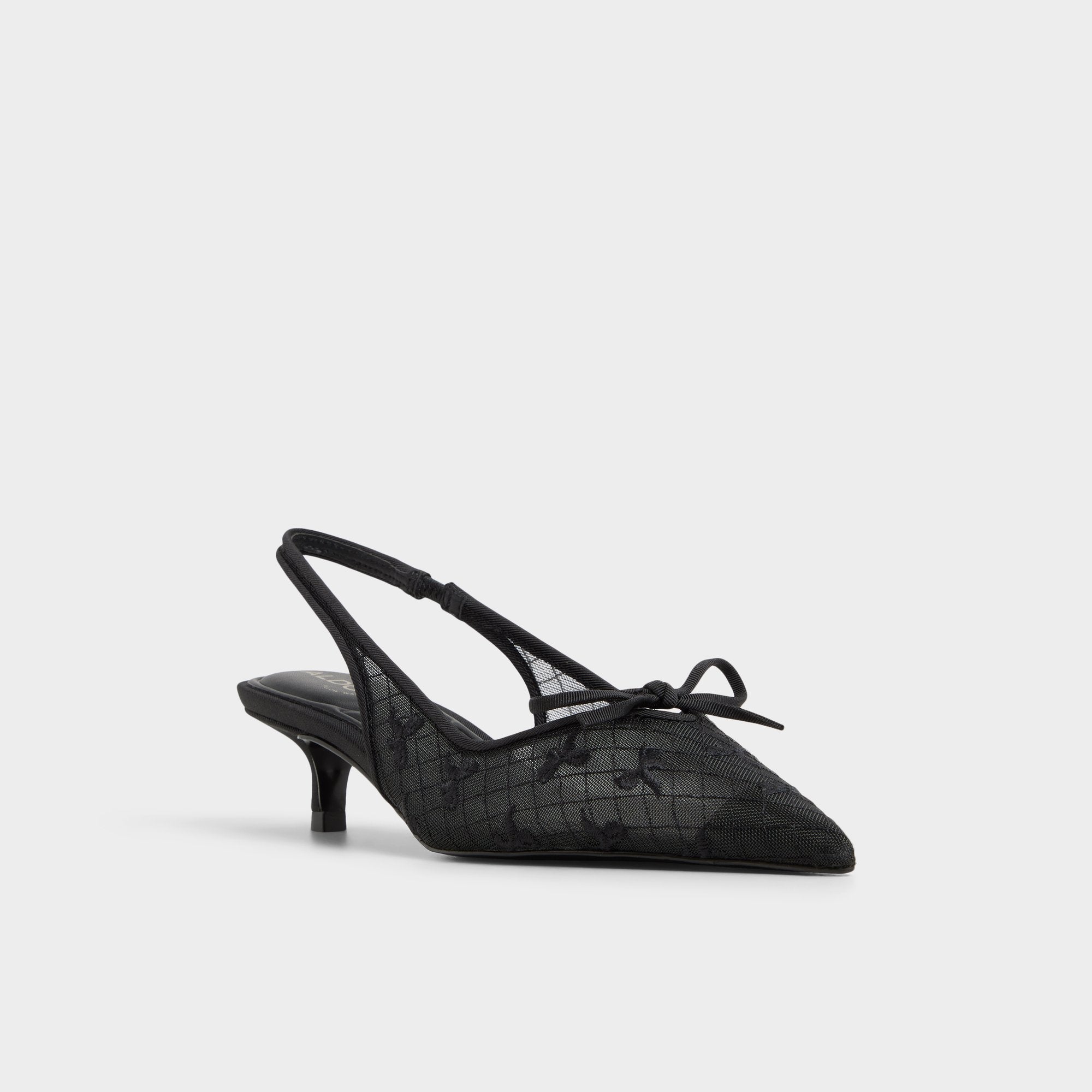 Aldo Azaro in Other Black 14151901 - Slingback heel, Kitten heel Women
