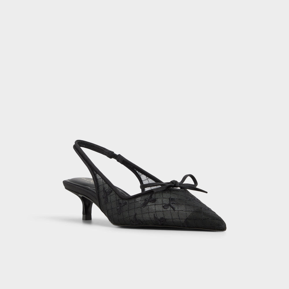 Aldo Azaro in Other Black 14151901 - Slingback heel, Kitten heel Women