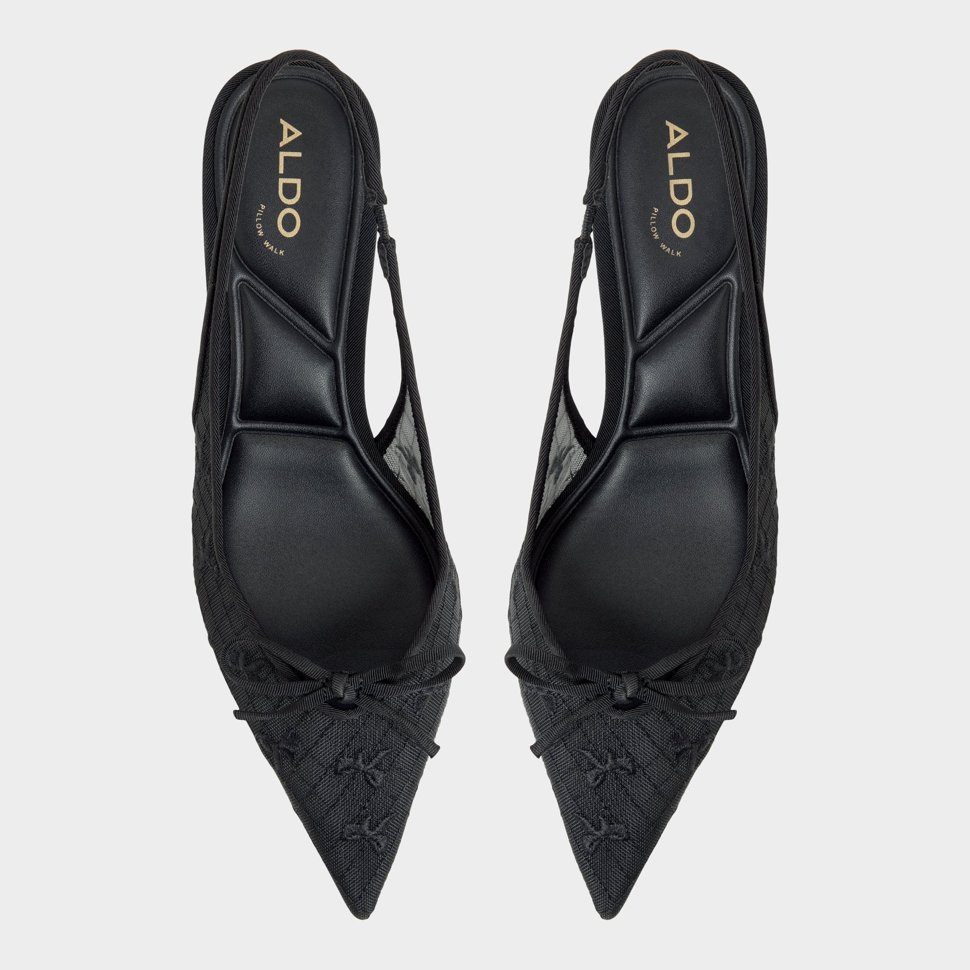 Aldo Azaro in Other Black 14151901 - Slingback heel, Kitten heel Women