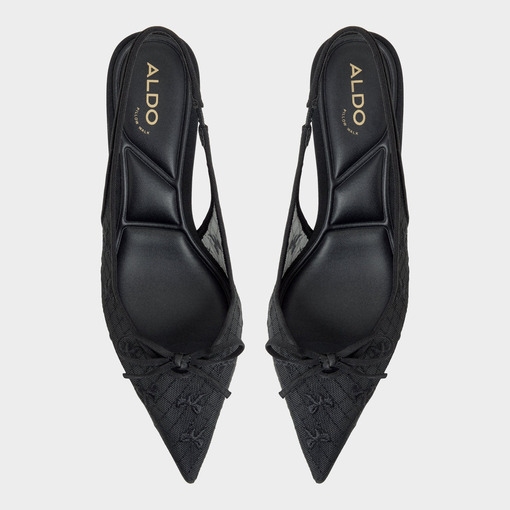 Aldo Azaro in Other Black 14151901 - Slingback heel, Kitten heel Women