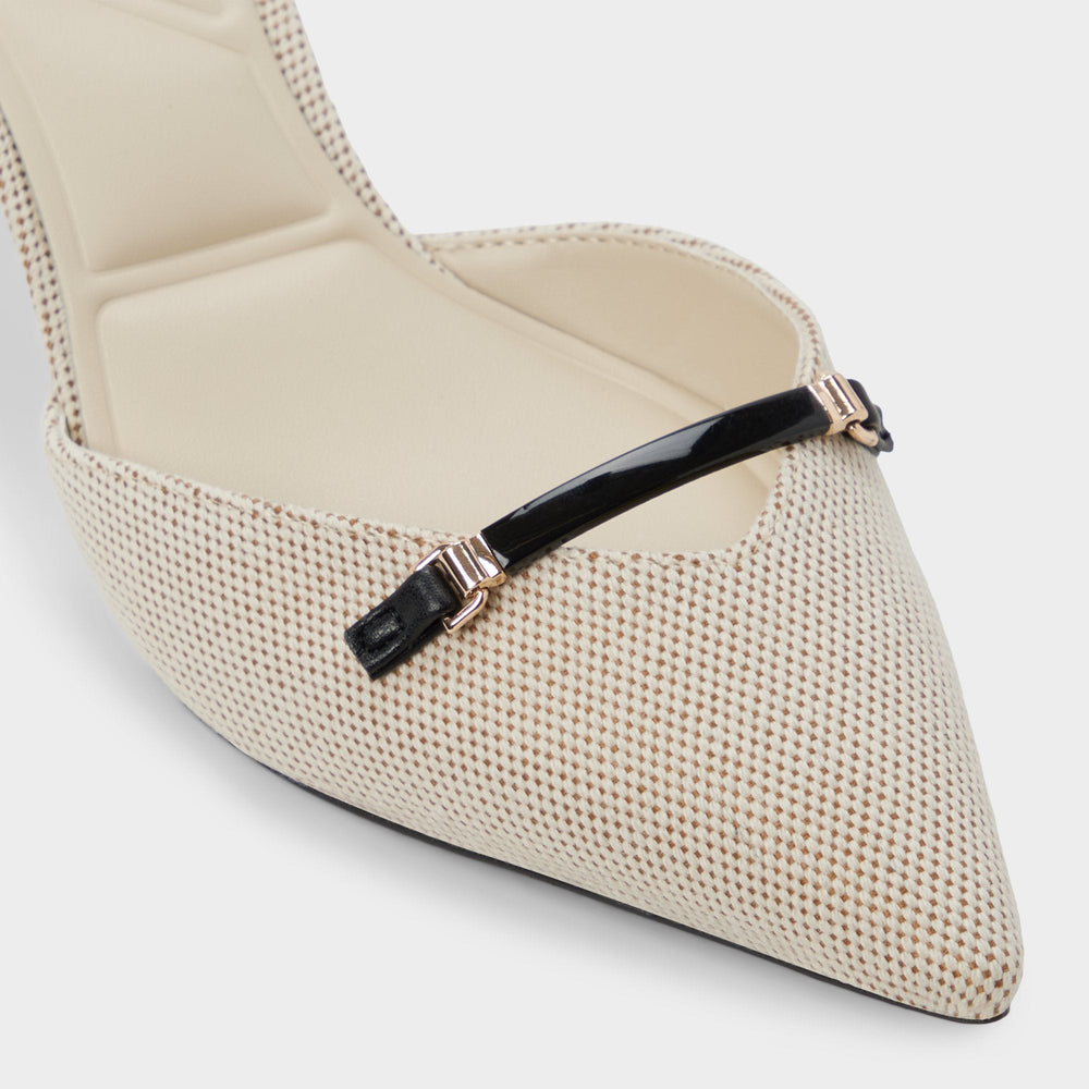 Aldo Nailah Open Natural Women's Kitten heels - Slingback heel, Kitten heel Women