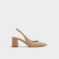 Aldo Uliana Beige Women's Block heels - Slingback heel, Block heel Women