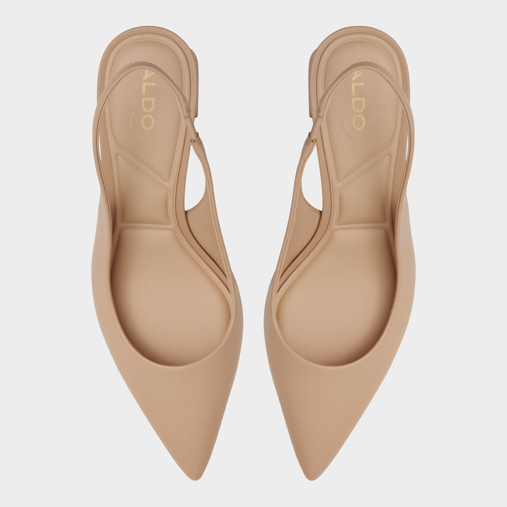 Aldo Uliana Beige Women's Block heels - Slingback heel, Block heel Women