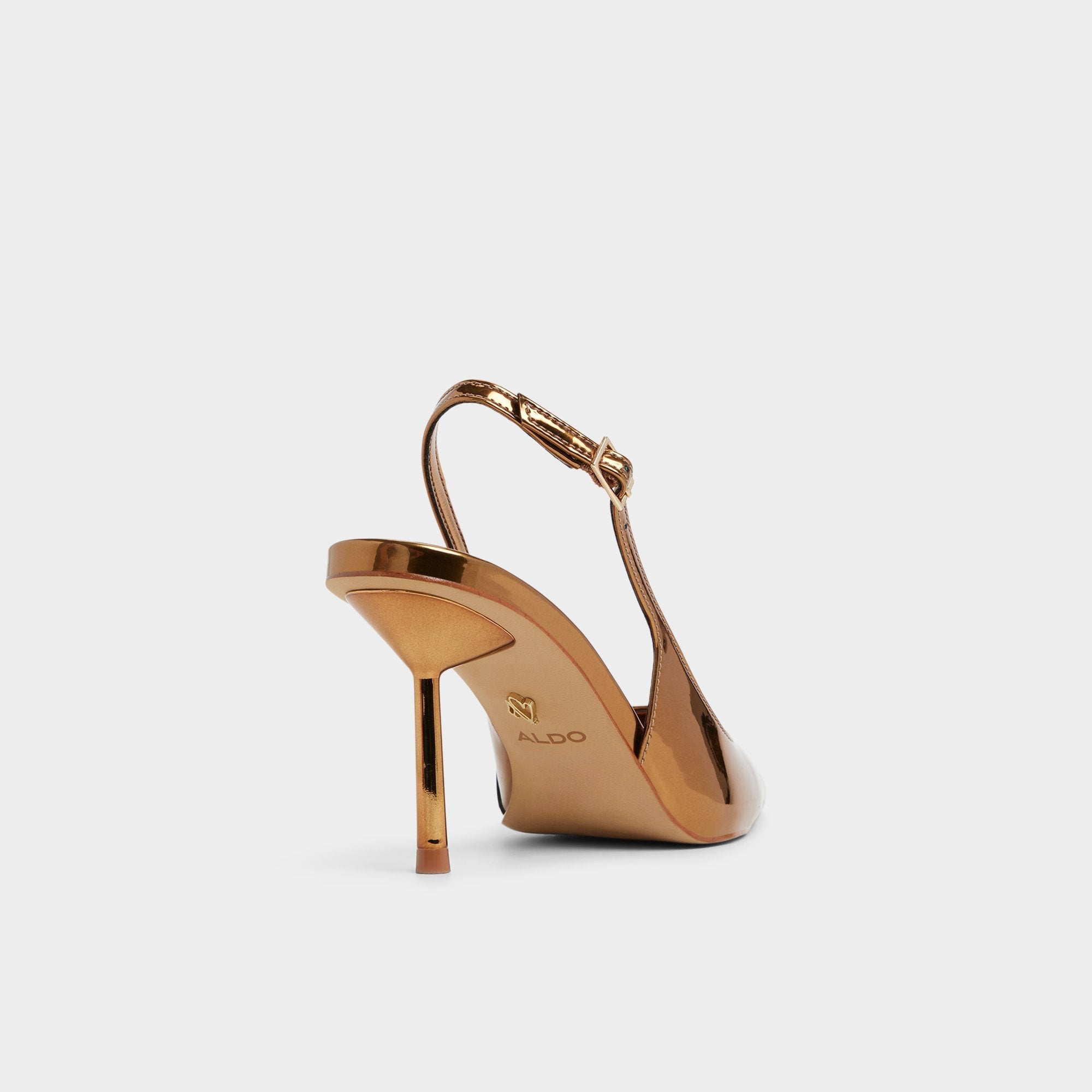 Aldo Seralina in Bronze - Slingback heel, Stiletto heel Women