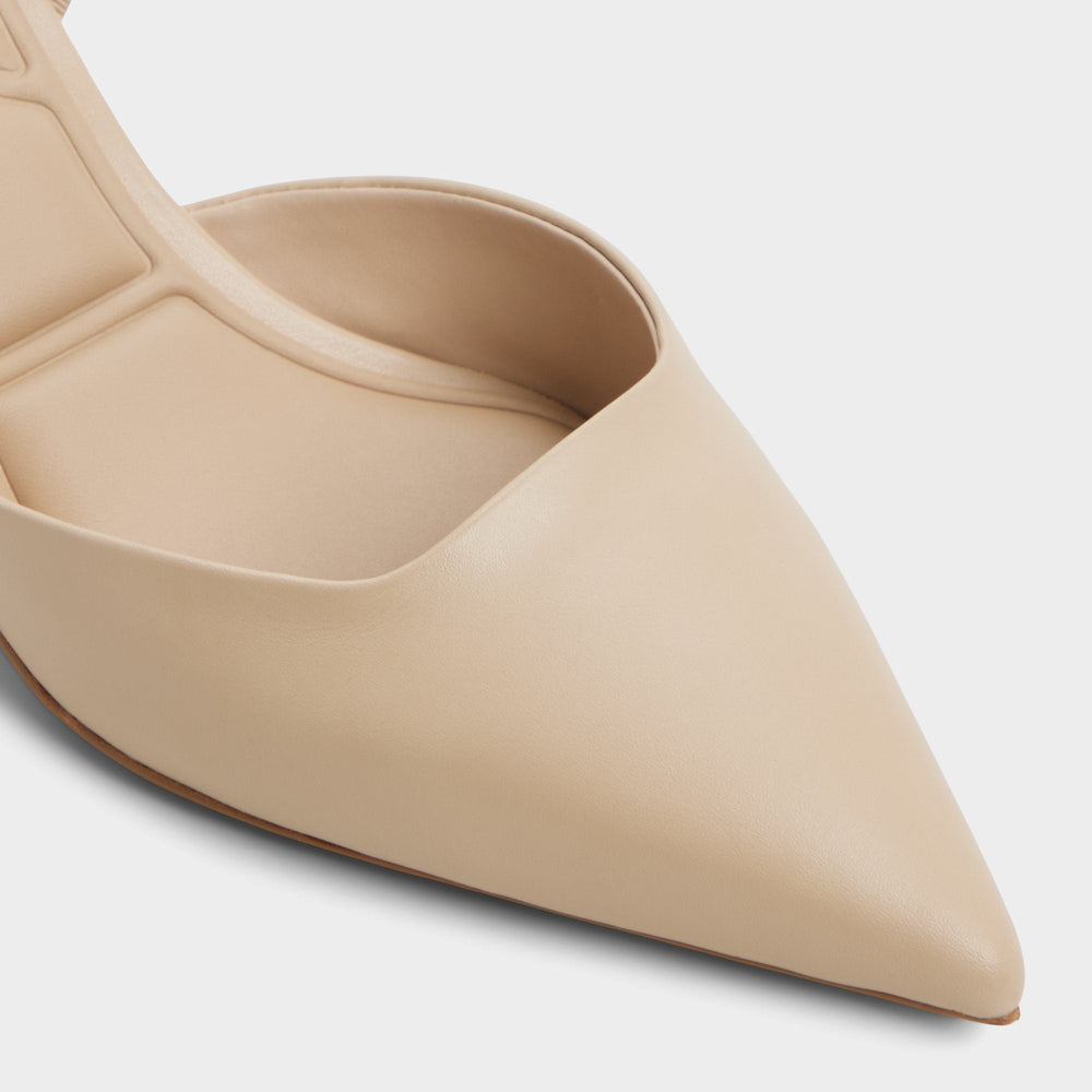 Aldo Gavedessi in Medium Beige - Slingback heel, Kitten heel Women|Bags
