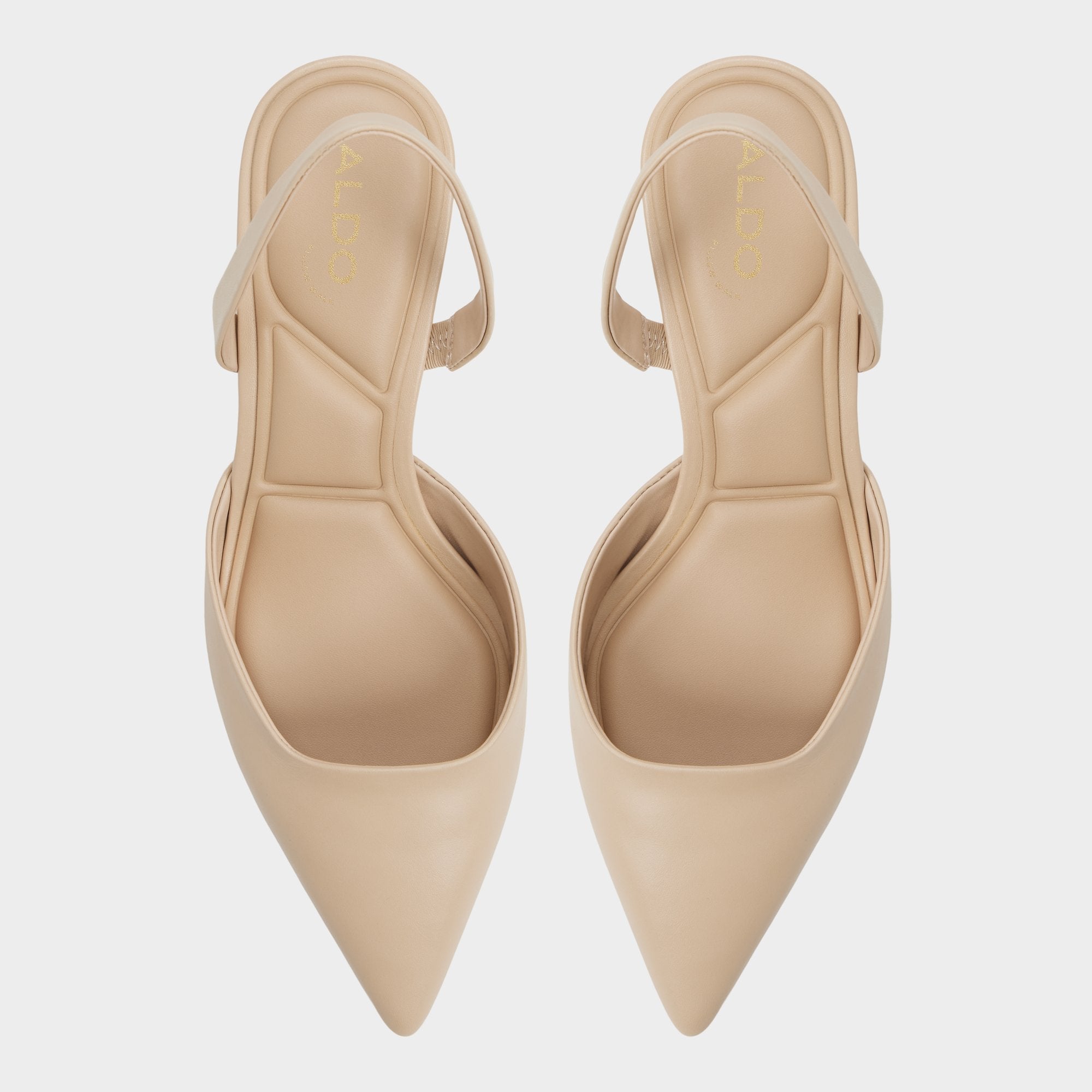 Aldo Gavedessi in Medium Beige - Slingback heel, Kitten heel Women|Bags