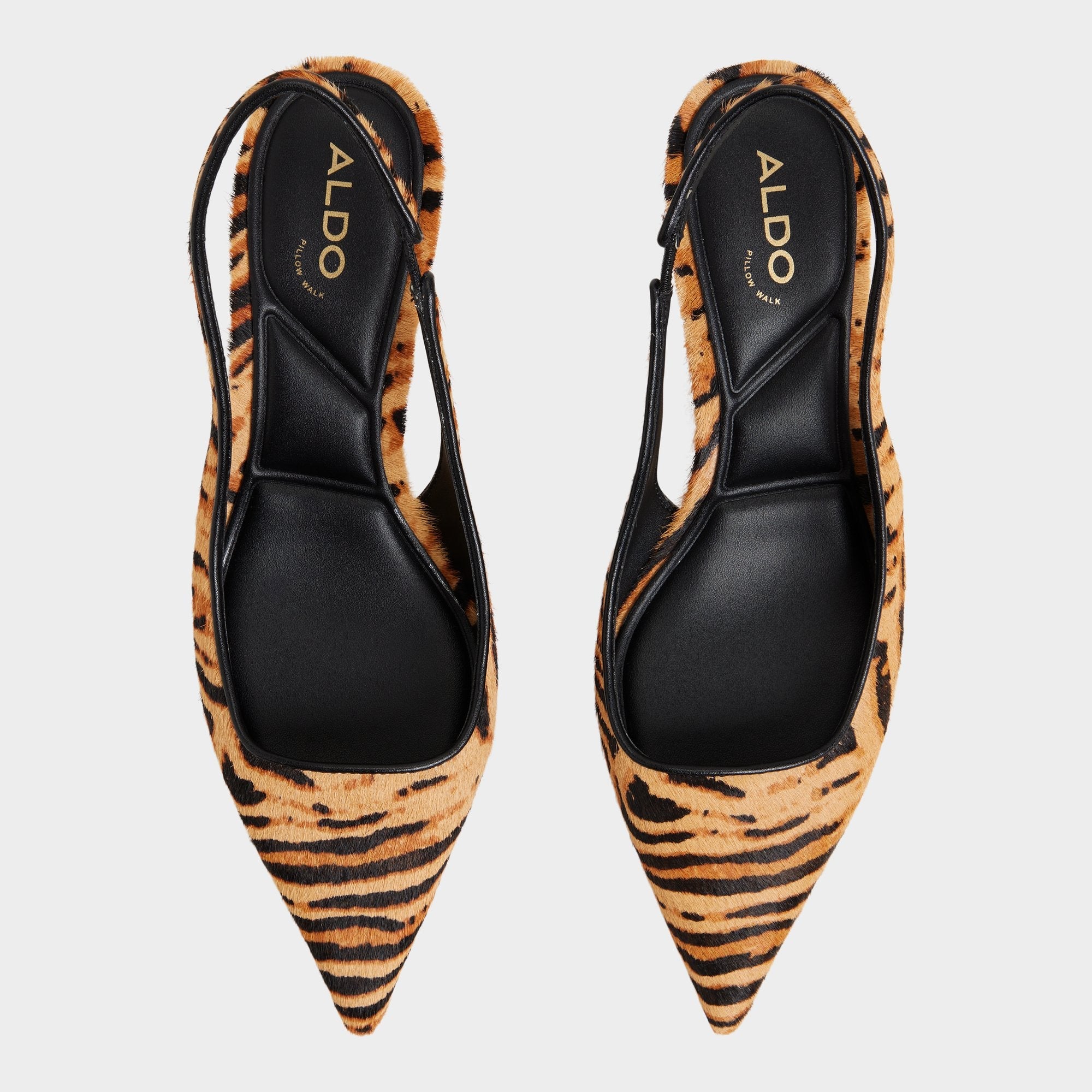 Aldo Leanah in Open Brown - Slingback heel, Kitten heel Women|Bags