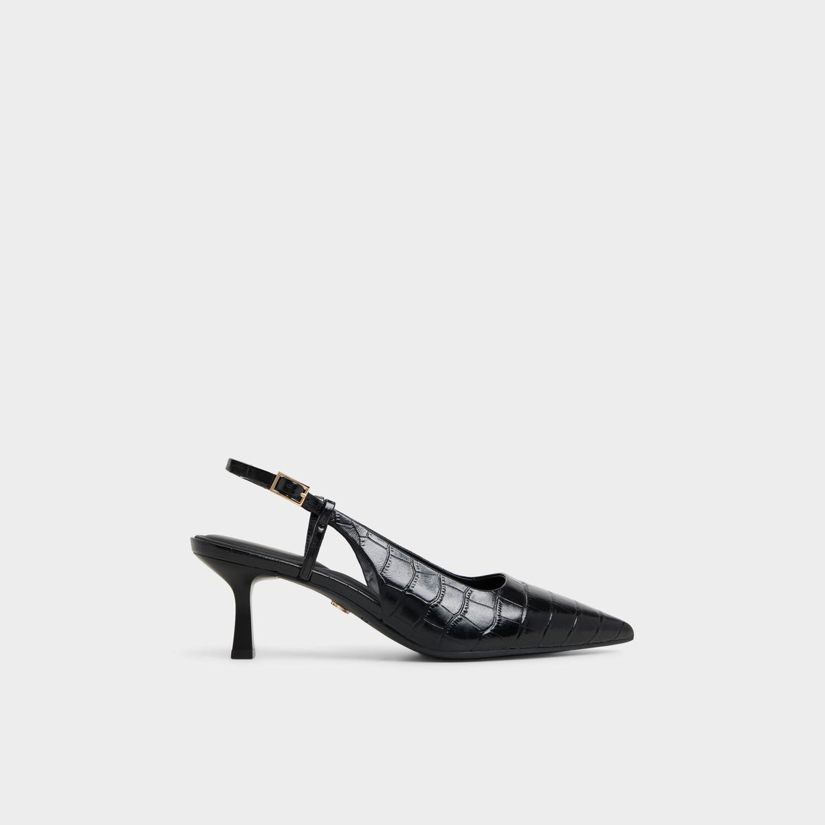 Aldo Adan in Black - Slingback heel, Kitten heel Women