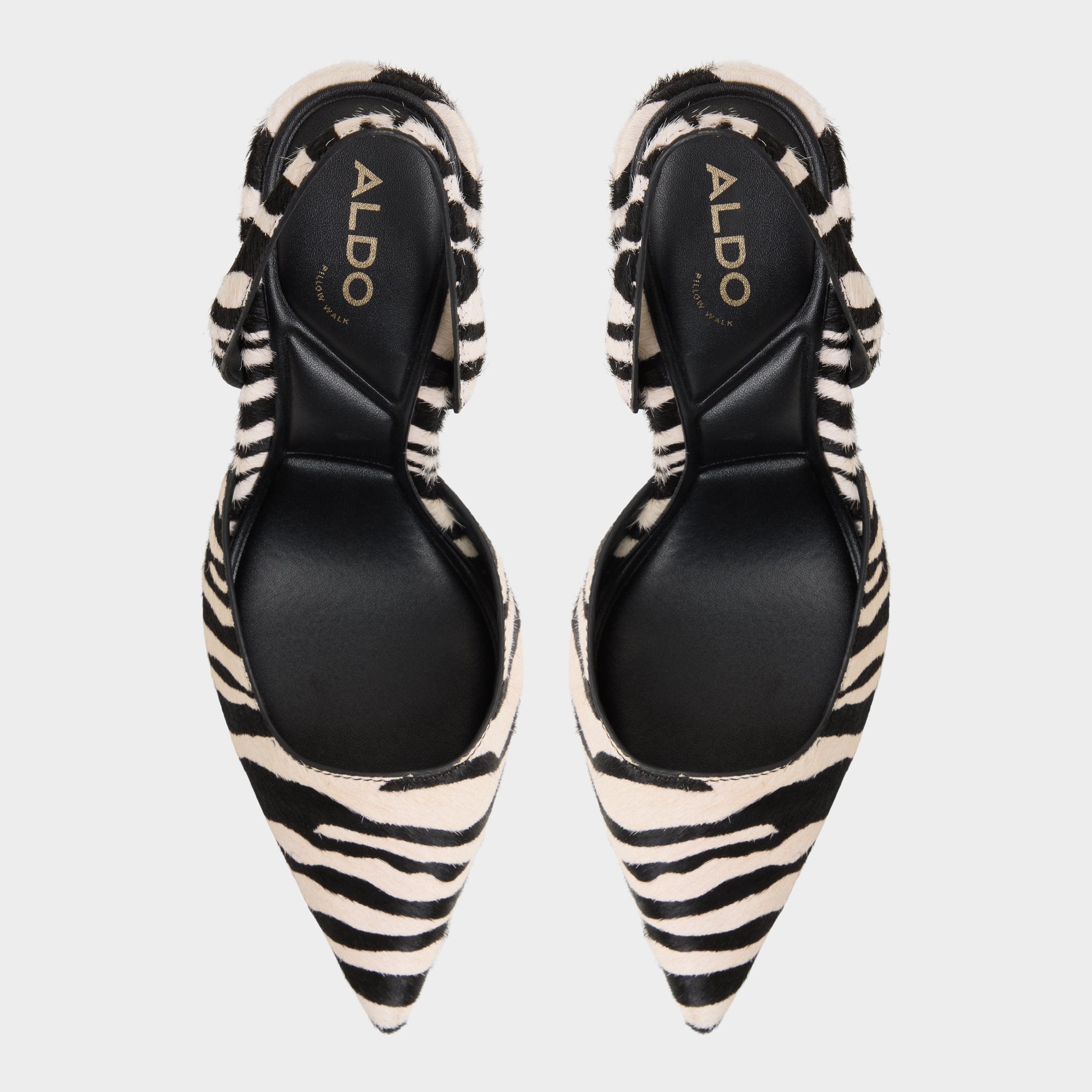 Aldo Berolden White/Black Women's Animal Prints - Slingback heel Women