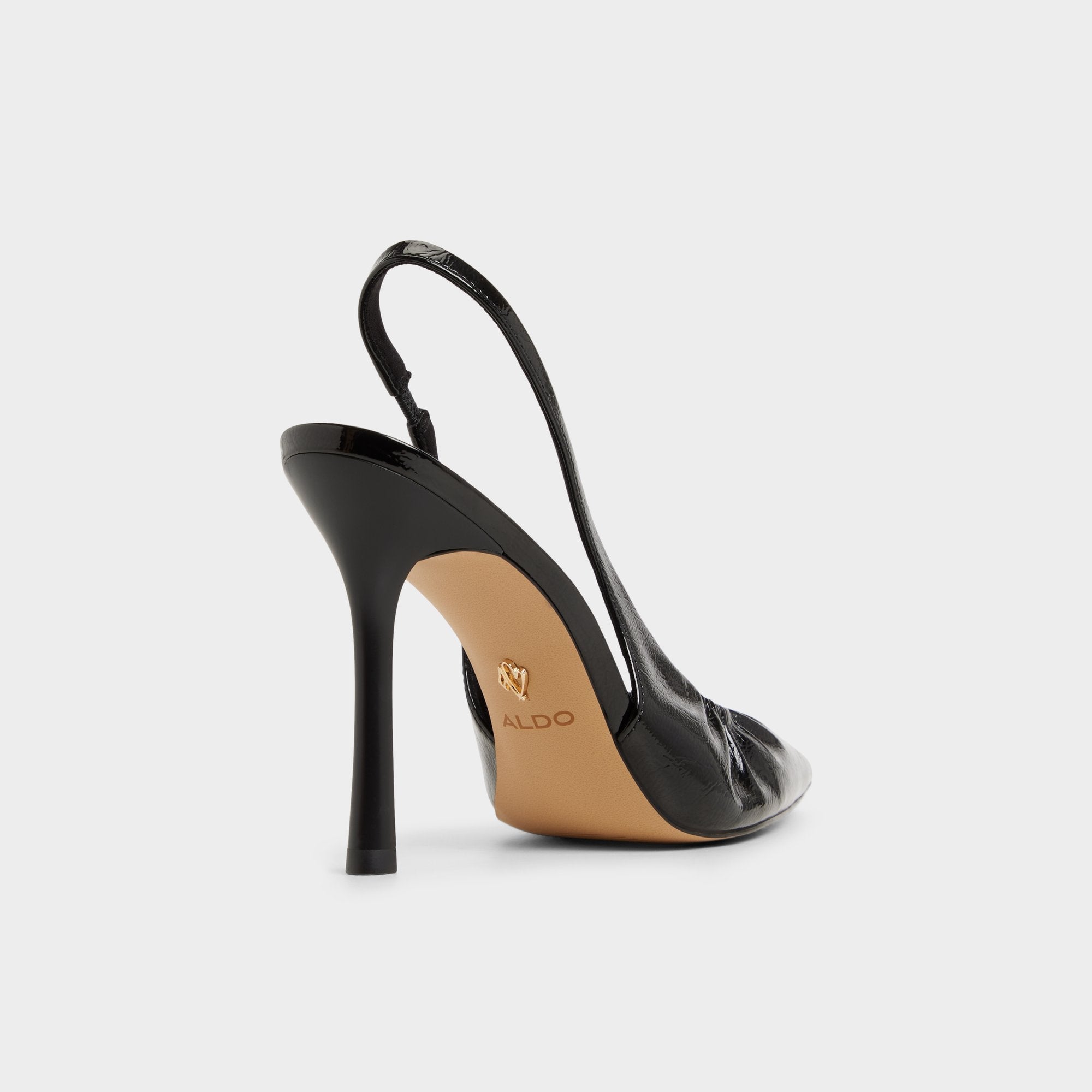 Aldo Mystie Black Women's Slingbacks - Slingback heel, Stiletto heel Women
