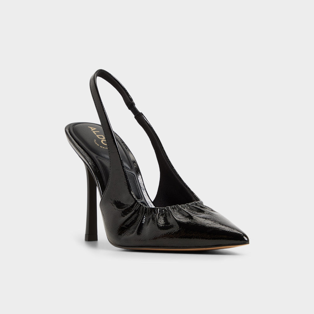 Aldo Mystie Black Women's Slingbacks - Slingback heel, Stiletto heel Women