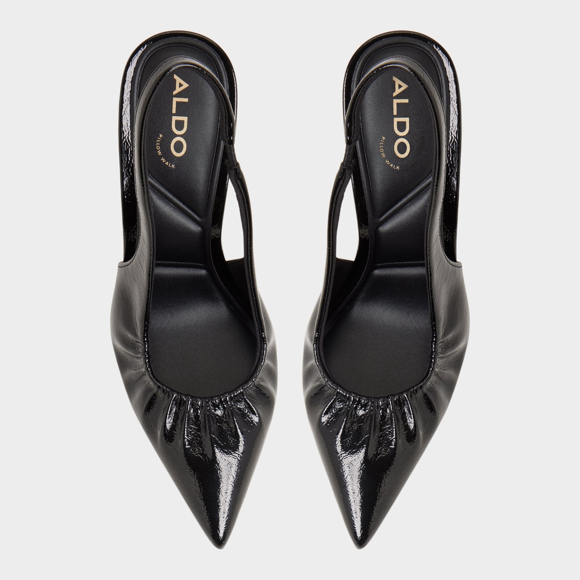 Aldo Mystie Black Women's Slingbacks - Slingback heel, Stiletto heel Women