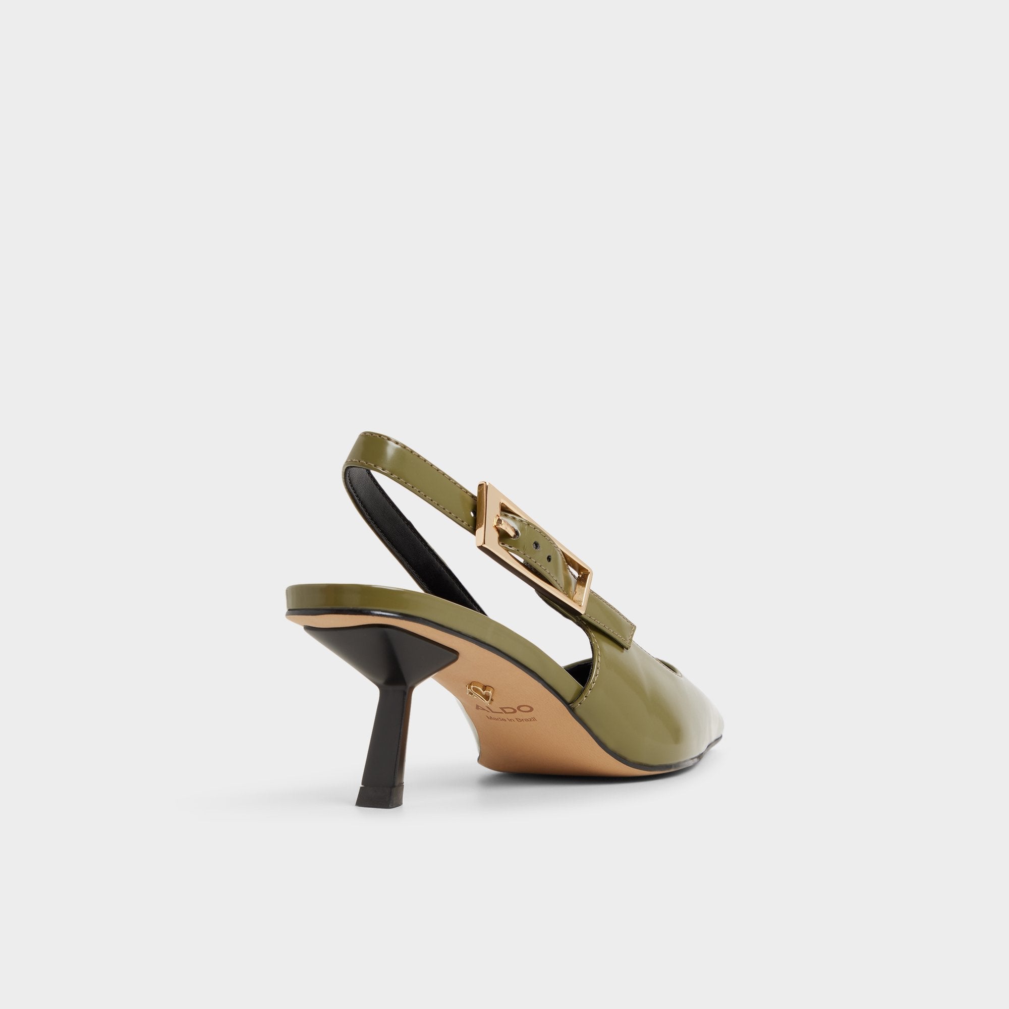 Aldo Nealie in Khaki 14139074 - Slingback heel, Kitten heel Women|Bags