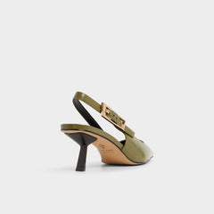 Aldo Nealie in Khaki 14139074 - Slingback heel, Kitten heel Women|Bags