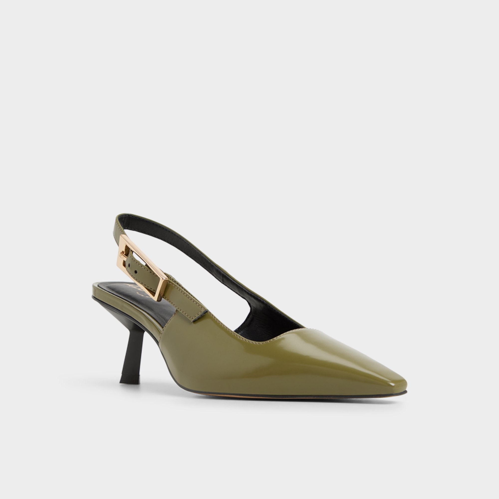 Aldo Nealie in Khaki 14139074 - Slingback heel, Kitten heel Women|Bags