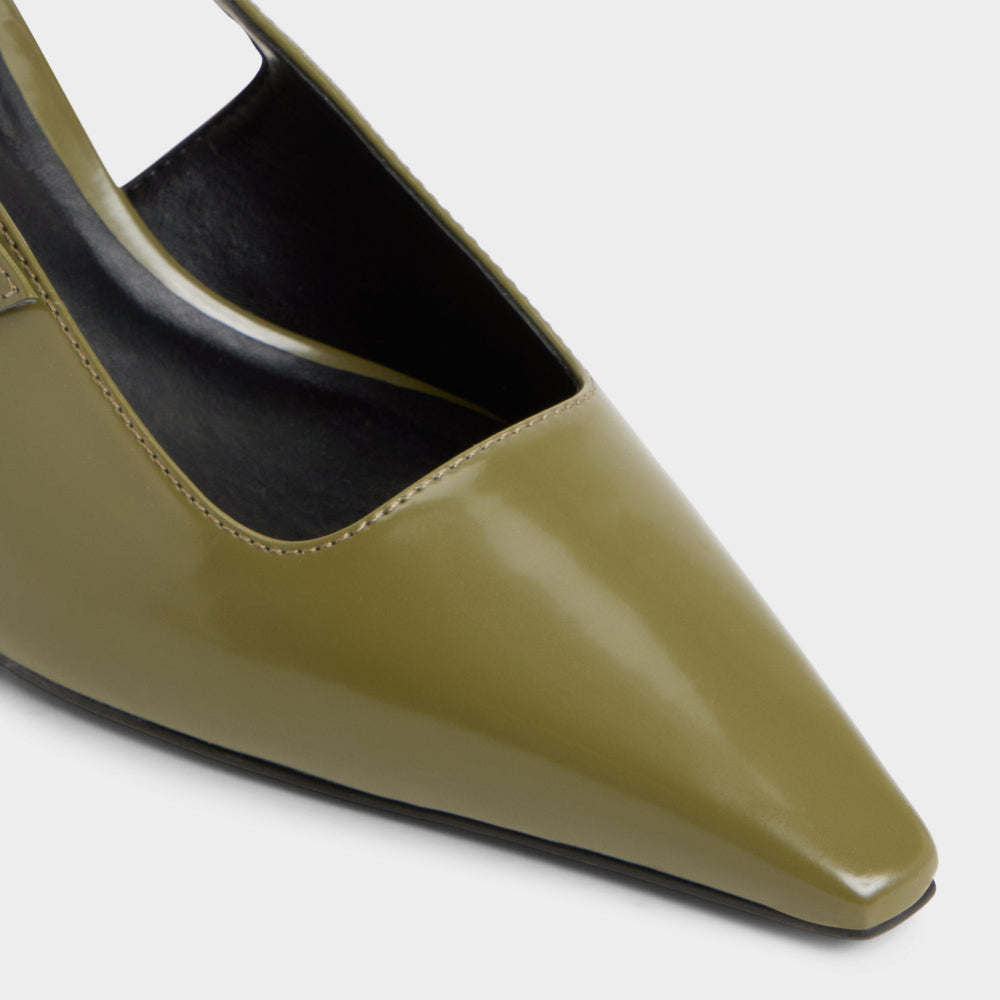 Aldo Nealie in Khaki 14139074 - Slingback heel, Kitten heel Women|Bags