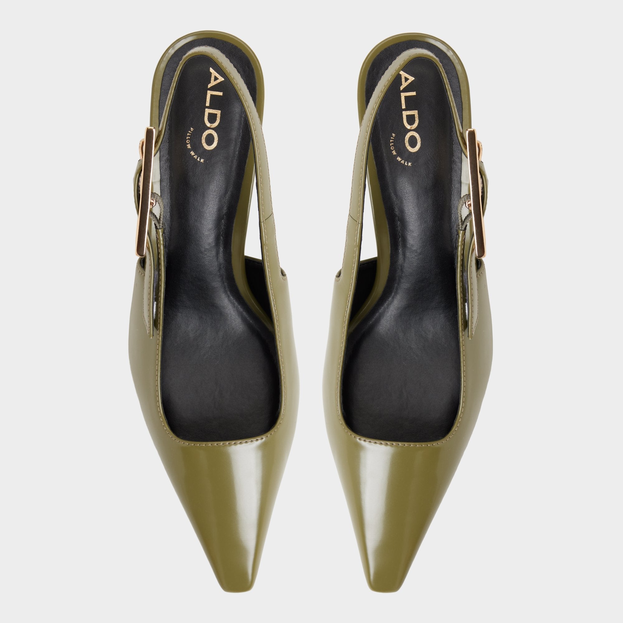 Aldo Nealie in Khaki 14139074 - Slingback heel, Kitten heel Women|Bags