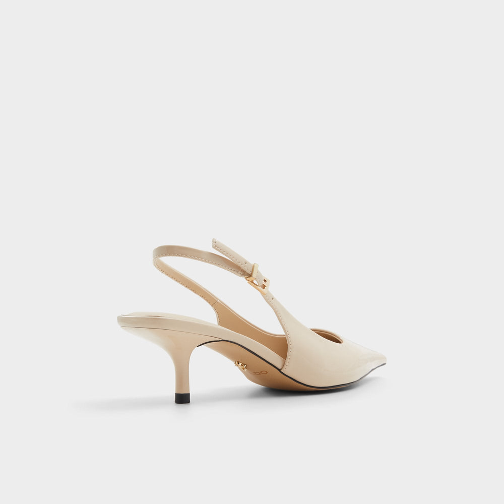 Aldo Josita Medium Beige Women's Kitten heels - Slingback heel, Kitten heel Women