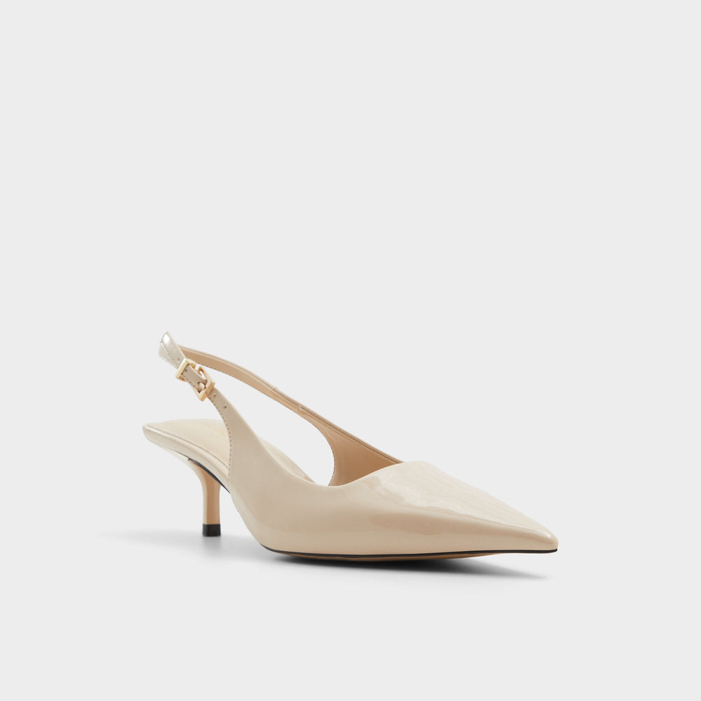 Aldo Josita Medium Beige Women's Kitten heels - Slingback heel, Kitten heel Women