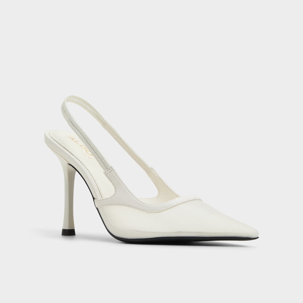 Aldo Evania White Women's Slingbacks - Slingback heel Women