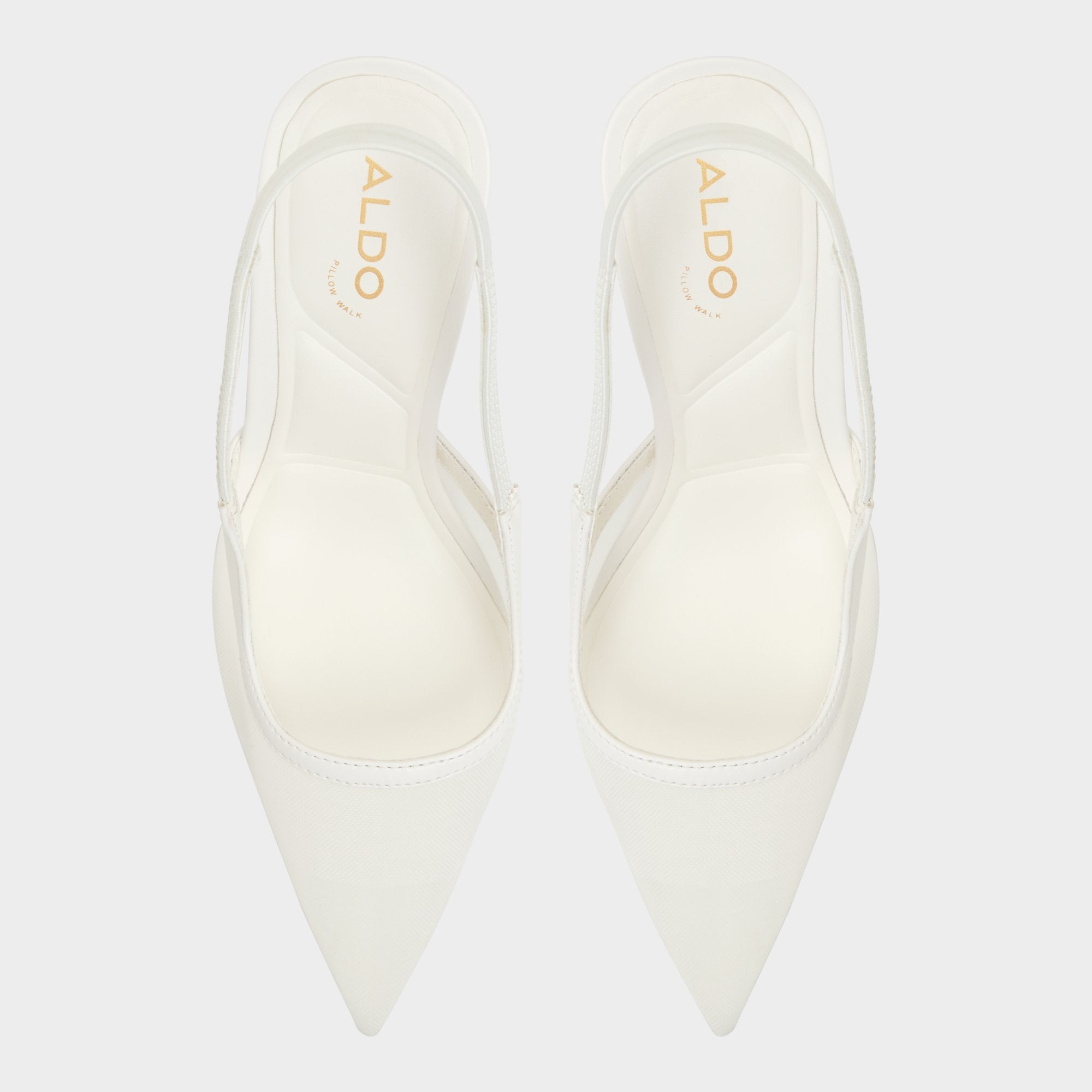 Aldo Evania White Women's Slingbacks - Slingback heel Women