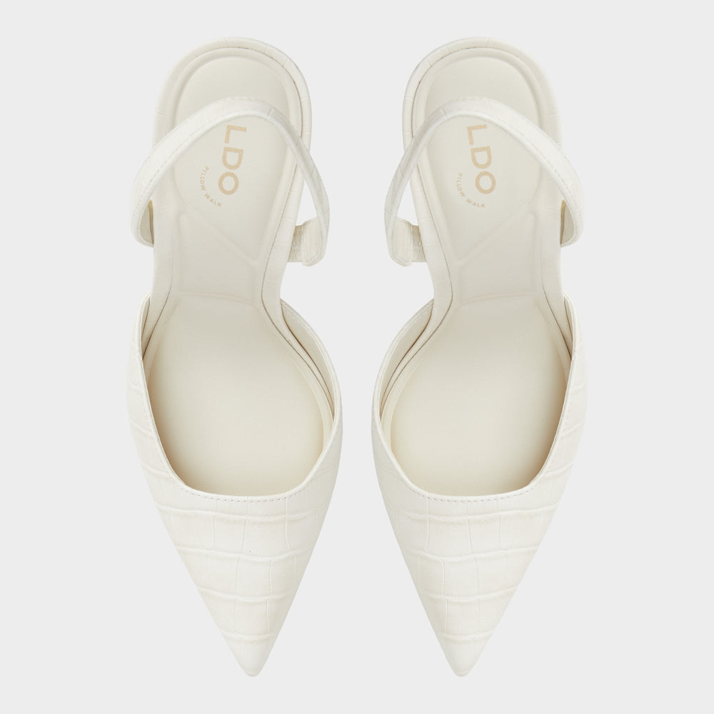Aldo Berolden Other White Women's Slingbacks - Slingback heel, Stiletto heel Women