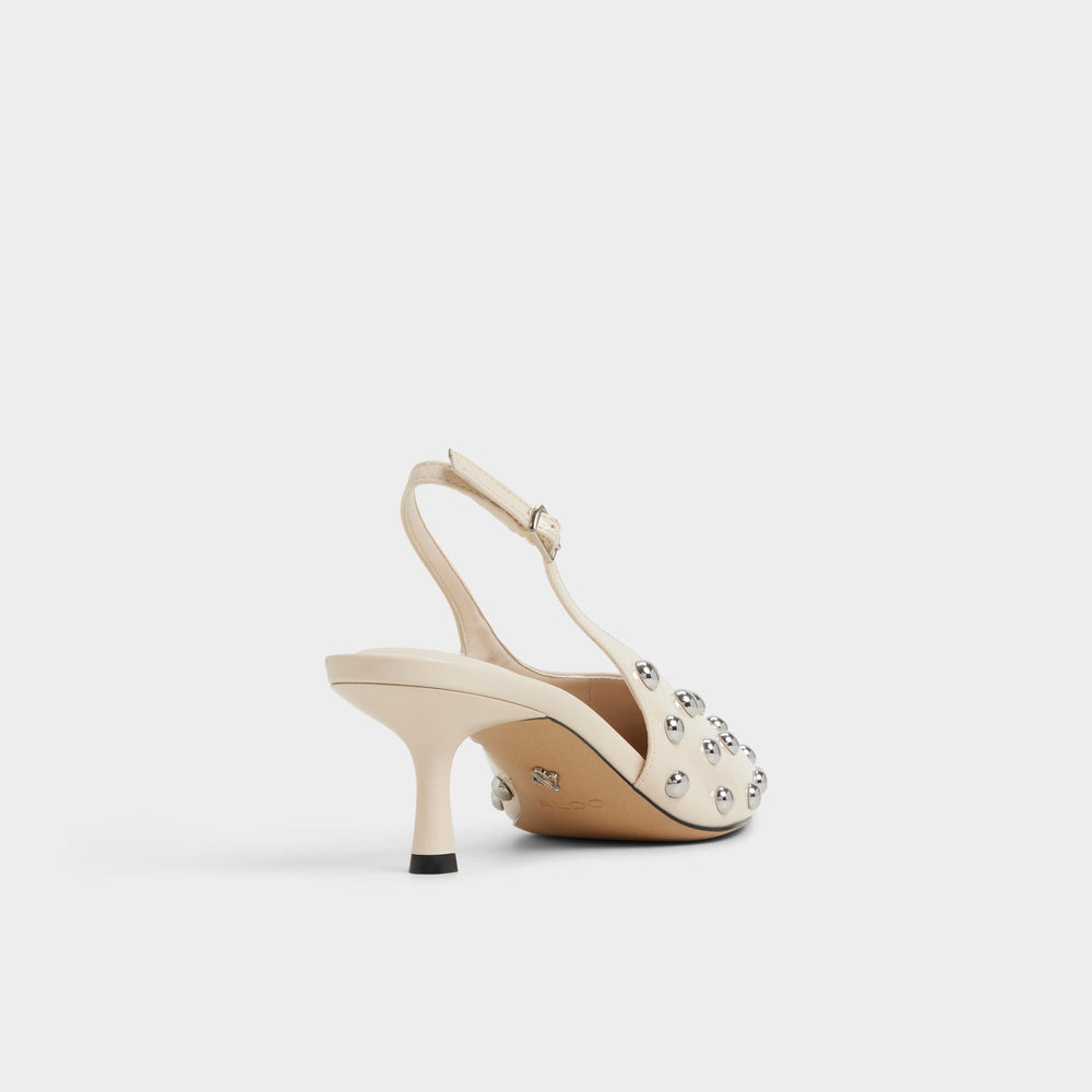 Aldo Naiarah in Cream 14118390 - Slingback heel, Stiletto heel Women