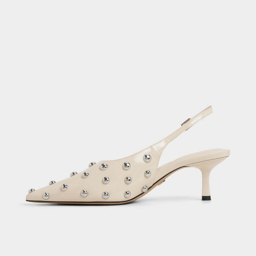 Aldo Naiarah in Cream 14118390 - Slingback heel, Stiletto heel Women
