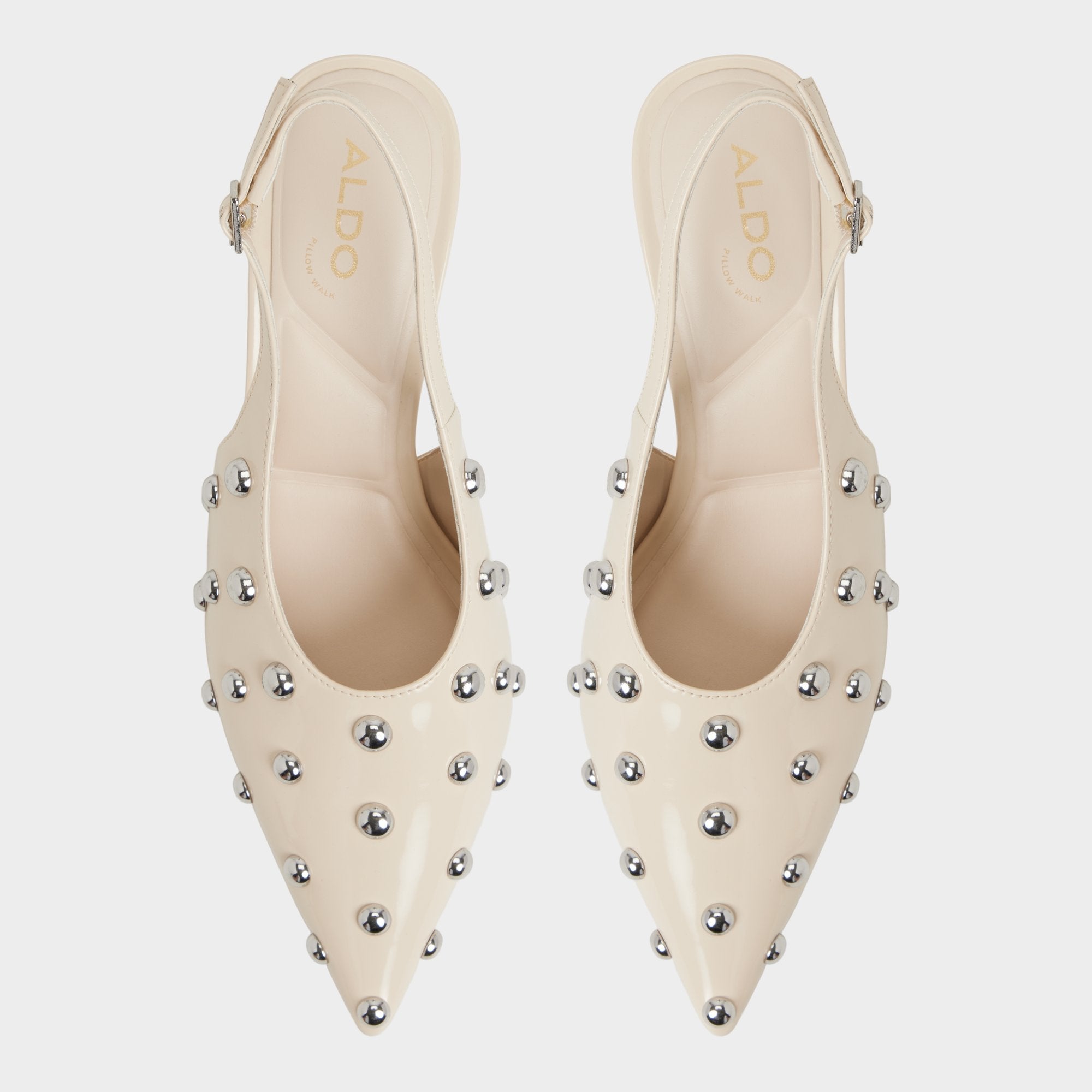 Aldo Naiarah in Cream 14118390 - Slingback heel, Stiletto heel Women