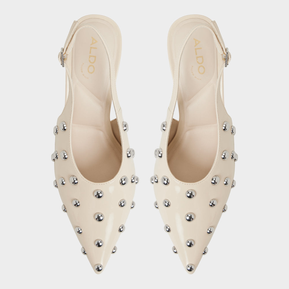 Aldo Naiarah in Cream 14118390 - Slingback heel, Stiletto heel Women