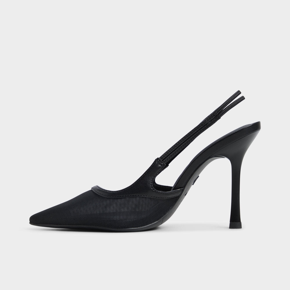 Aldo Evania Black Women's Slingbacks - Slingback heel Women