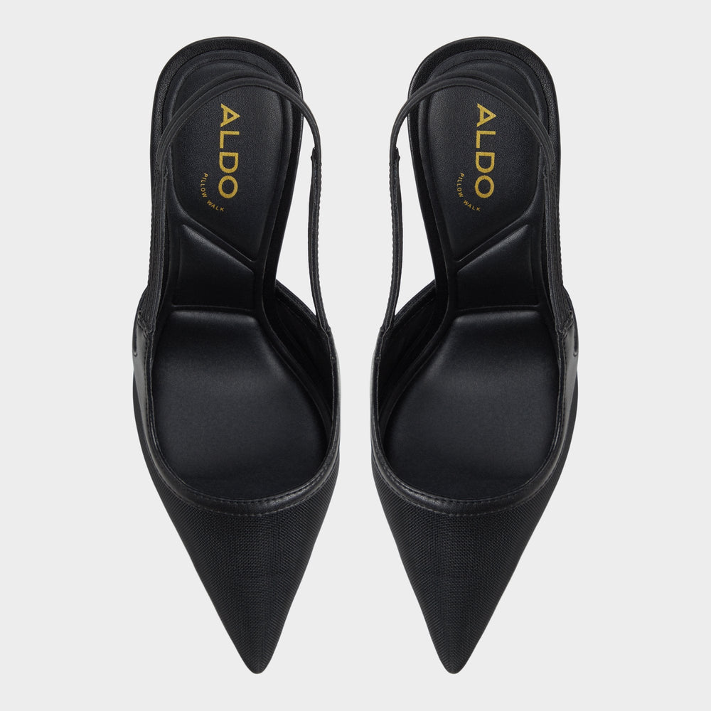 Aldo Evania Black Women's Slingbacks - Slingback heel Women