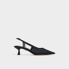 Aldo Maxina Black Women's Kitten heels - Slingback heel, Kitten heel Women