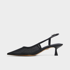 Aldo Maxina Black Women's Kitten heels - Slingback heel, Kitten heel Women