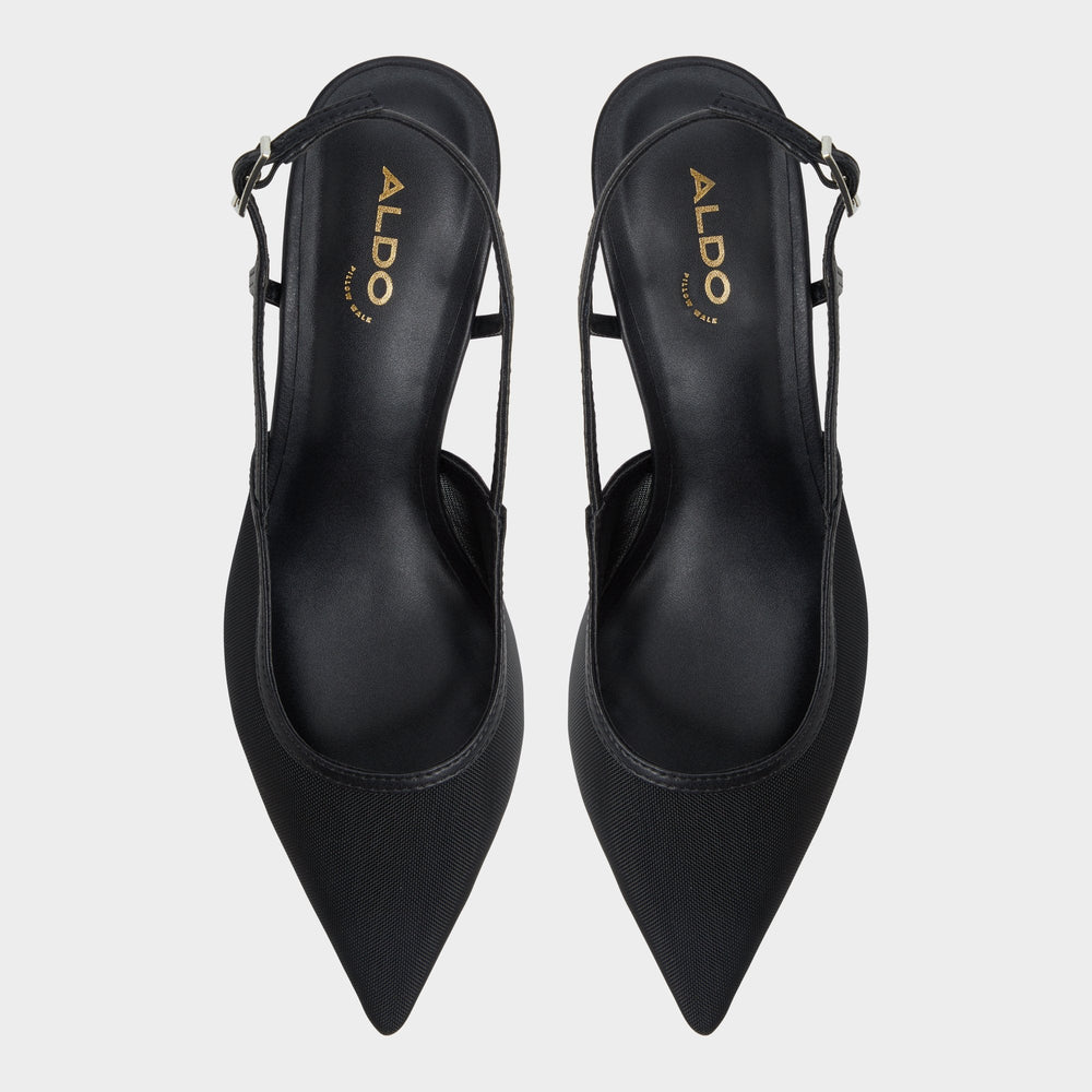 Aldo Maxina Black Women's Kitten heels - Slingback heel, Kitten heel Women