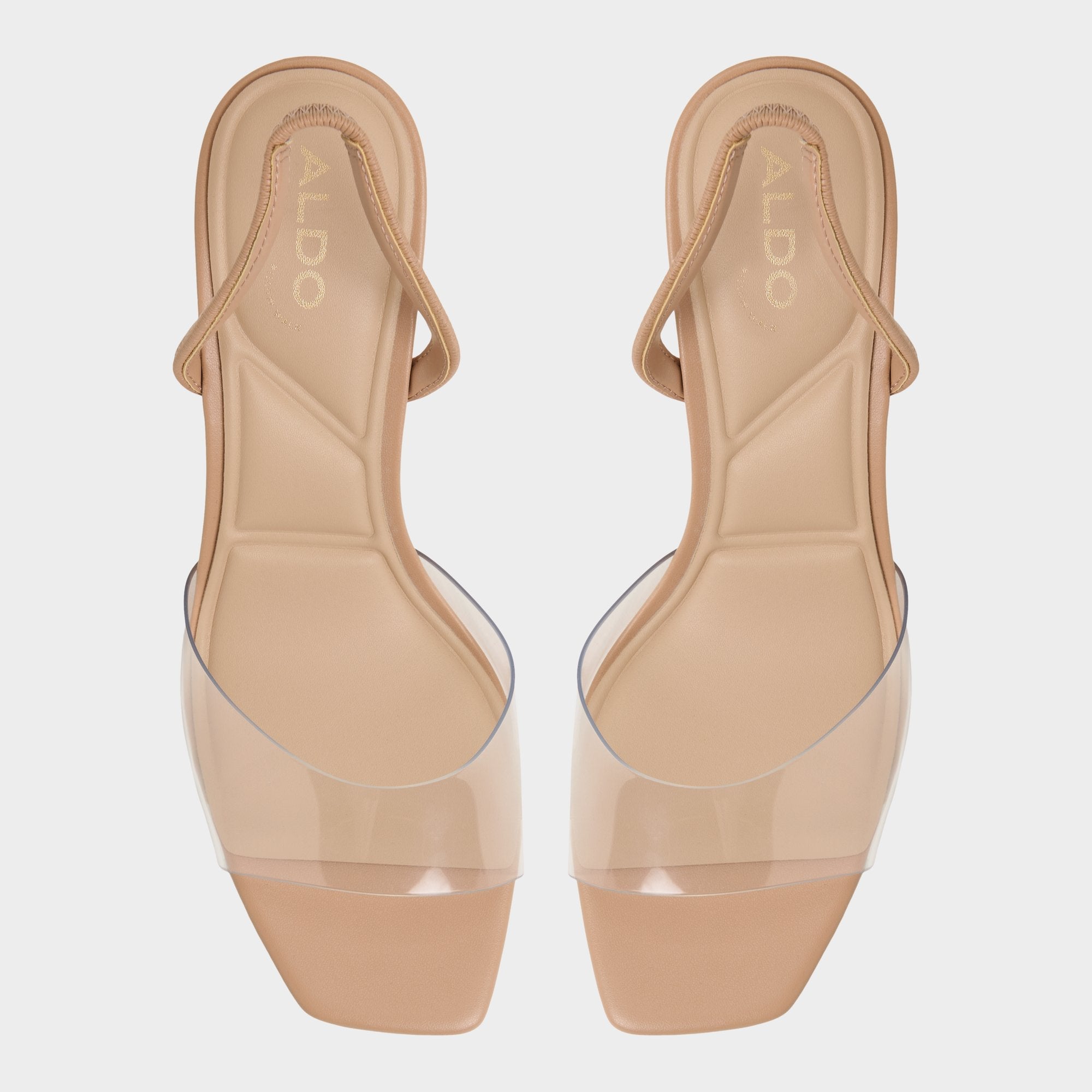 Aldo Andyana Beige Women's Strappy sandals - Slingback heeled sandal, Stiletto heel Women