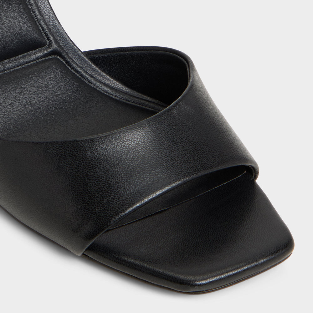 Aldo Andya Black Women's Strappy sandals - Slingback heeled sandal, Stiletto heel Women