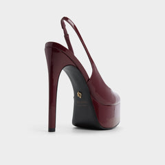 Aldo Thanlinie in Dark Red - Slingback heeled sandal, Platform Women